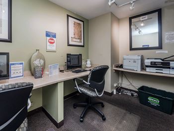 Resident Lounge, at Prairie Shores, Chicago Illinois